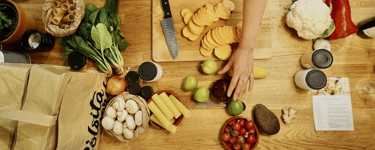 Ingredientes de nuestras cajas de comida en Mallorca